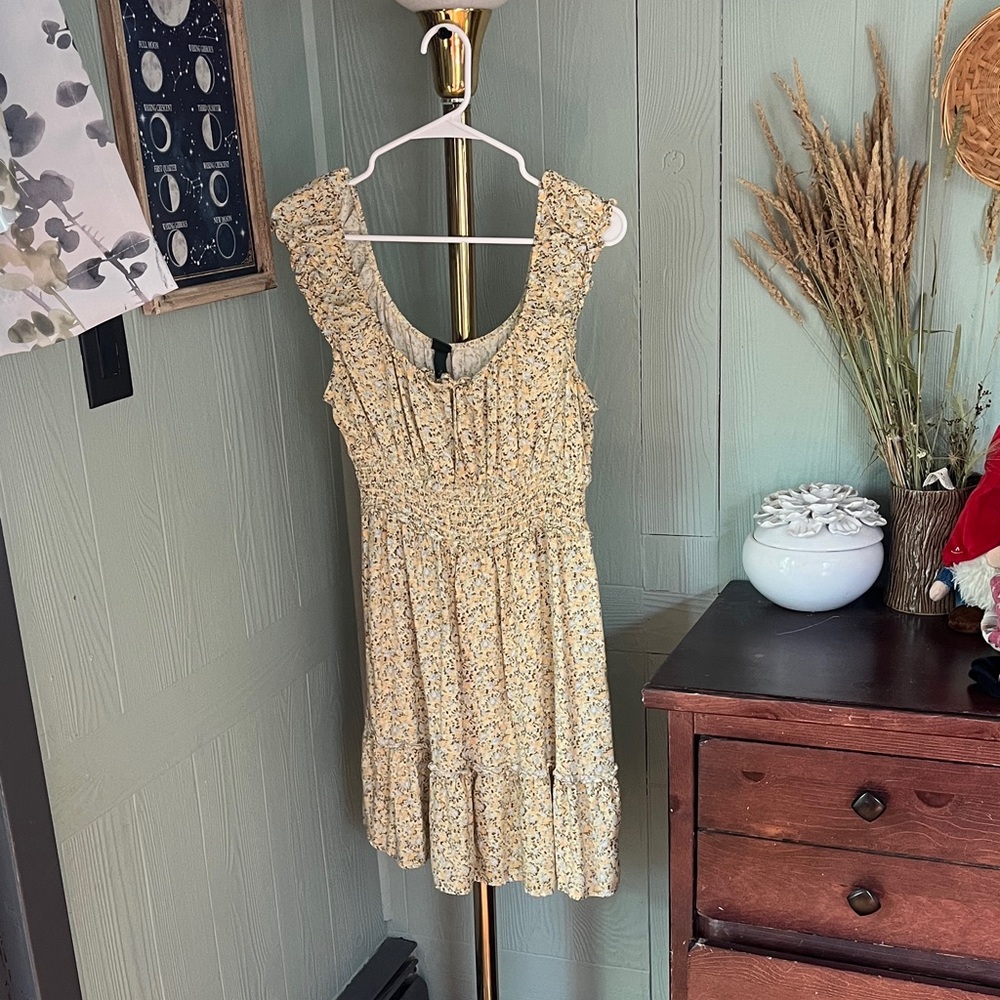 Floral Yellow Dress